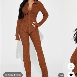 Fashion nova Carmel textured set